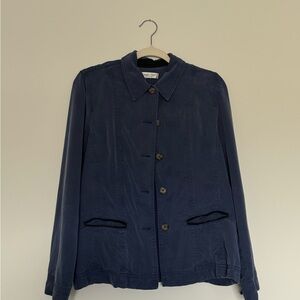 Coldwater Creek Dark Blue Utility Jacket